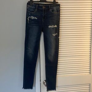 American eagle dark wash jeggings